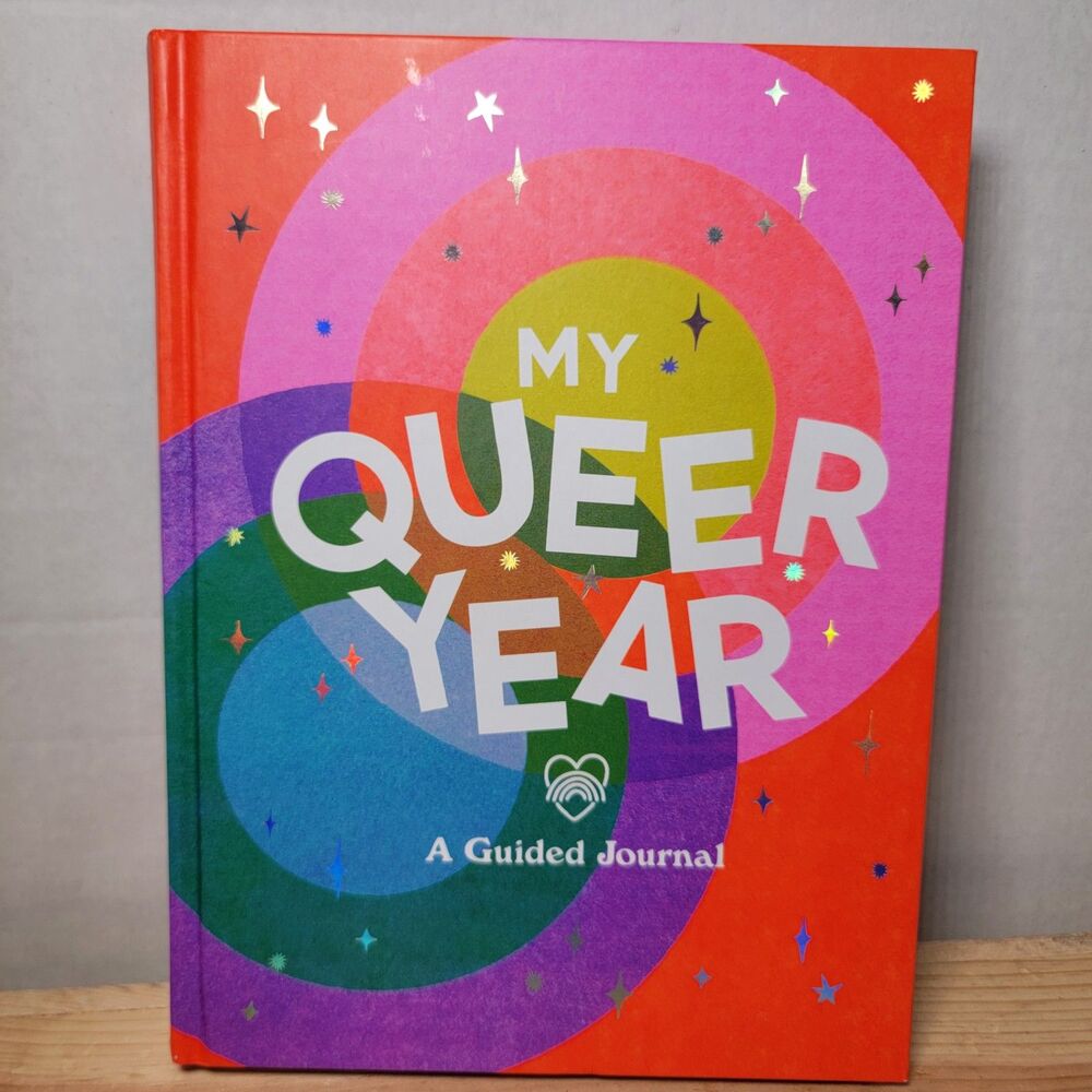 BOOK My Queer Year: A Guided Journal Diary by Ashley Molesso (Hardcover) NEW